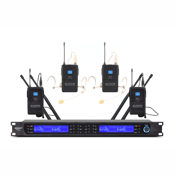 UR-482  一拖四頭戴領(lǐng)夾無線麥克風